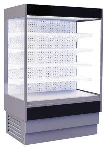 Горка холодильная CRYSPI ALT N S 2550 LED (с боковинами, с выпаривателем)
