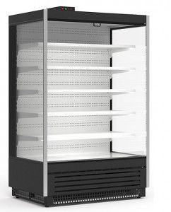 Горка холодильная CRYSPI SOLO 1250 LED (без боковин, с выпаривателем)