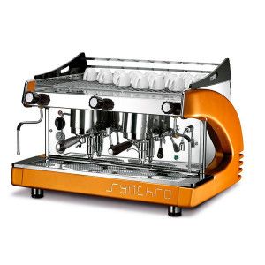 Кофемашина Royal Synchro 3GR Lever Dispensing Boiler 21LT оранжевая