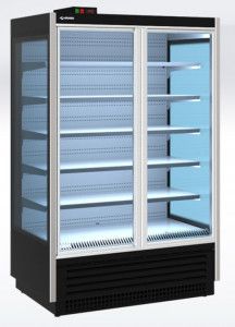 Горка холодильная CRYSPI SOLO D 2500 LED (с боковинами, с выпаривателем)