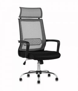 Кресло офисное TopChairs Style, серое