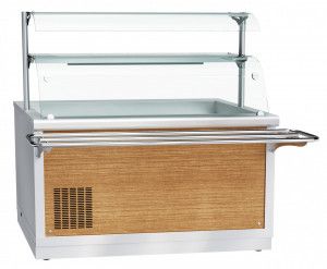 Прилавок холодильный высокотемпературный с нейтральным шкафом ПВВ(Н)-70Х-03-НШ
